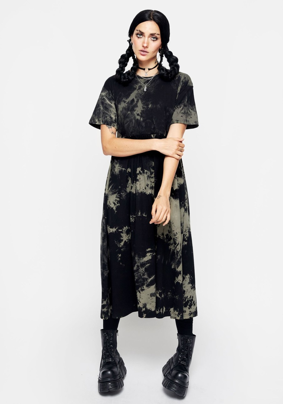 Clothing LVT1 | Grievance Tie Dye Midi Dress