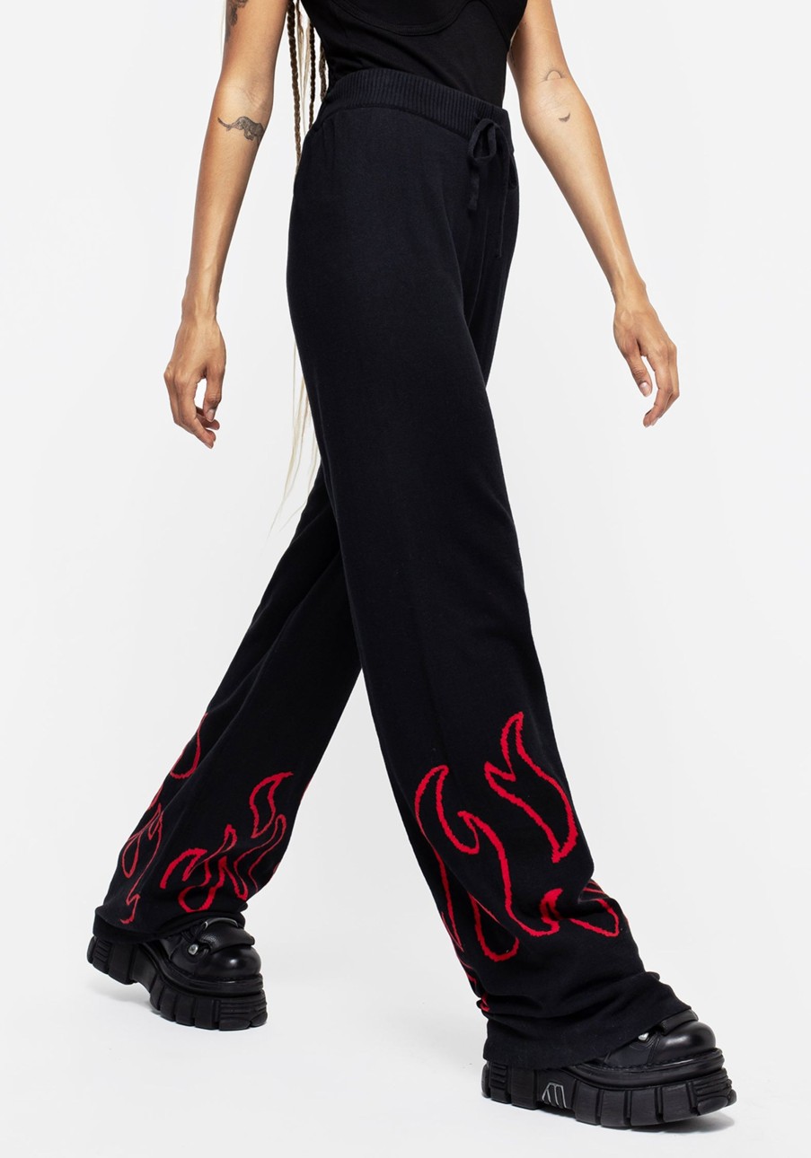 Clothing BET1 | Blaze Wide Leg Knit Joggers