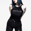 Clothing DMT1 | Witch Racer Back Crop Vest