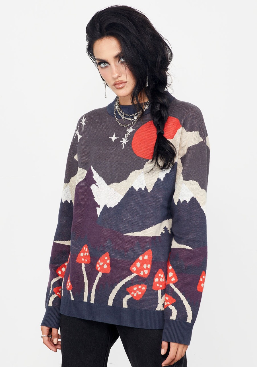 Clothing BET1 | Faraway Unisex Mock Neck Jumper