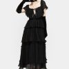 Clothing MET1 | Thornhille Tulle Tiered Midaxi Dress