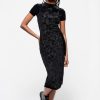 Clothing MET1 | Ava Devore Mesh Midi Dress