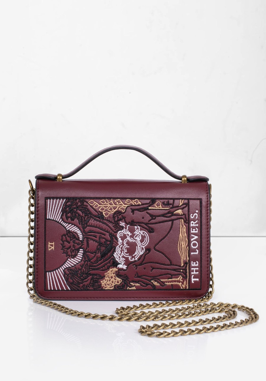 Accessories & Footwear CES1 | Lovers Embroidered Crossbody Clutch Bag