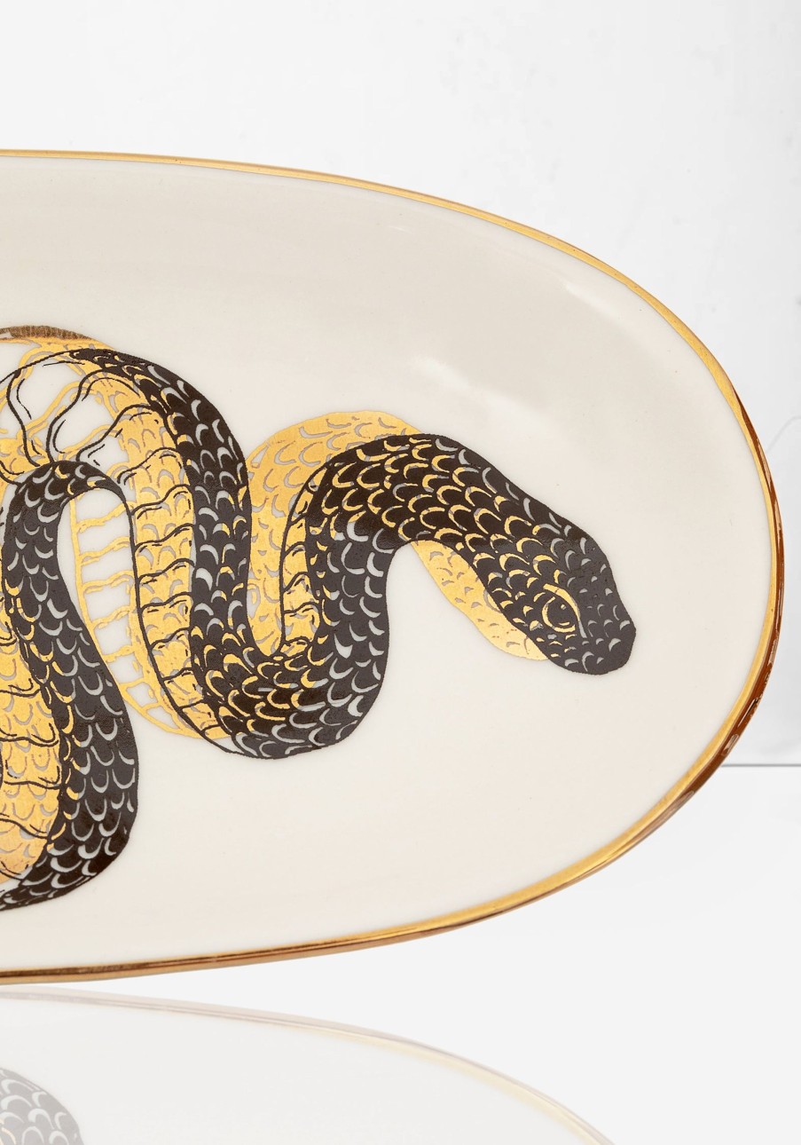 Lifestyle AFT1 | Saraph Snakes Oval Snake Trinket Dish